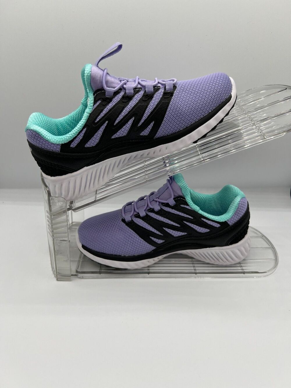 Fila Sequence 2 Kids Running Shoes Youth Size 11 Lavender Black Aqua NIB